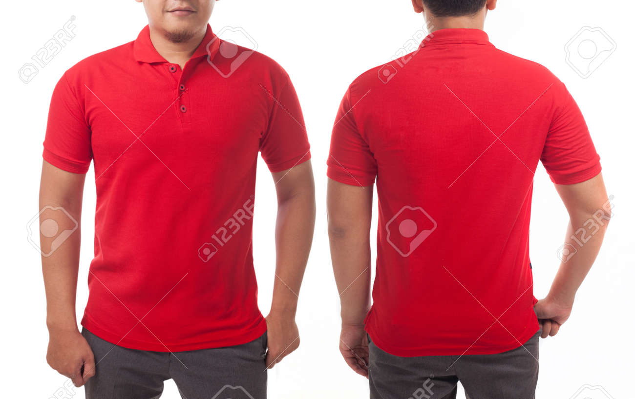 red polo tee