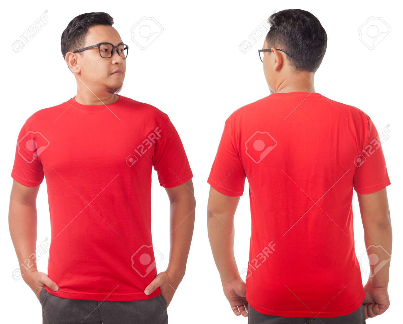 plain red tshirt