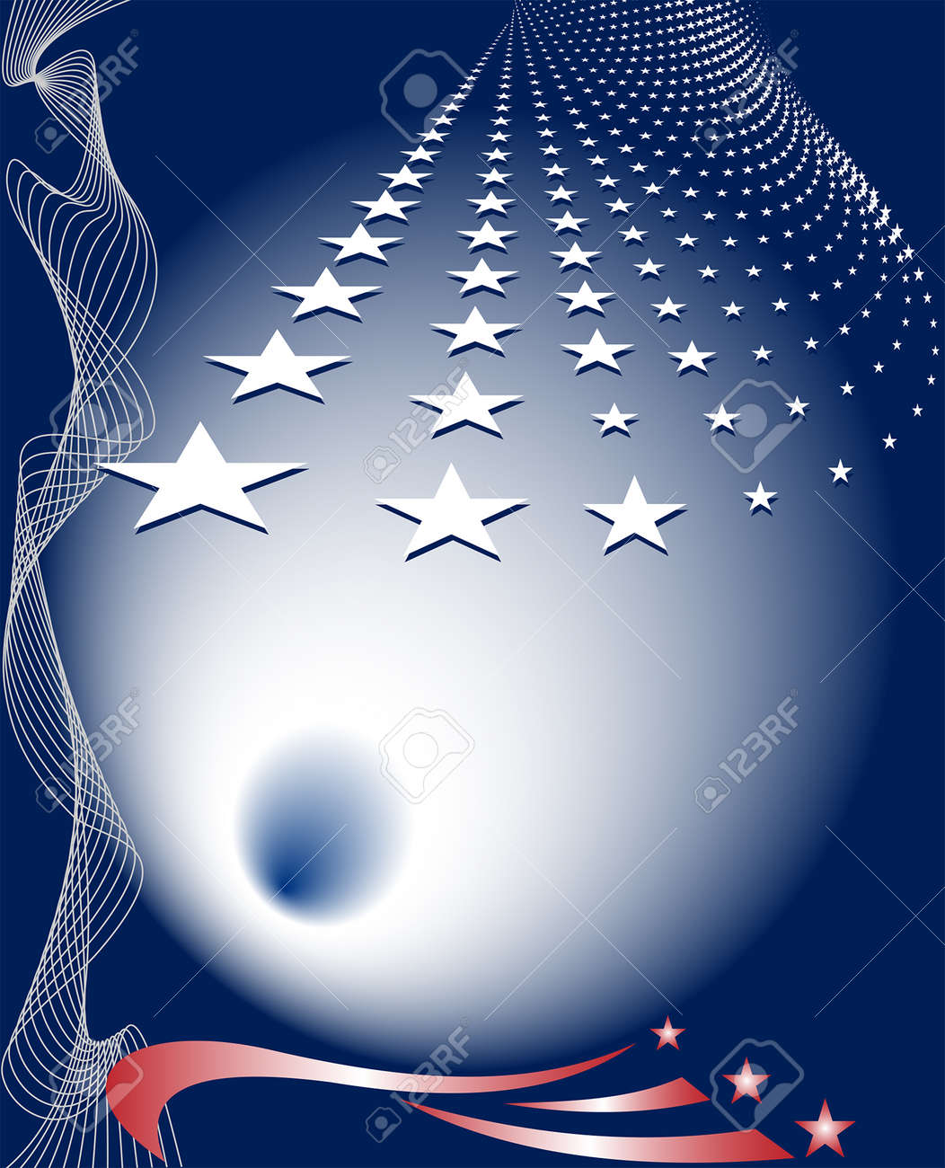 7 月背景デザイン ベクトル アートの第 4 回のイラスト素材 ベクタ