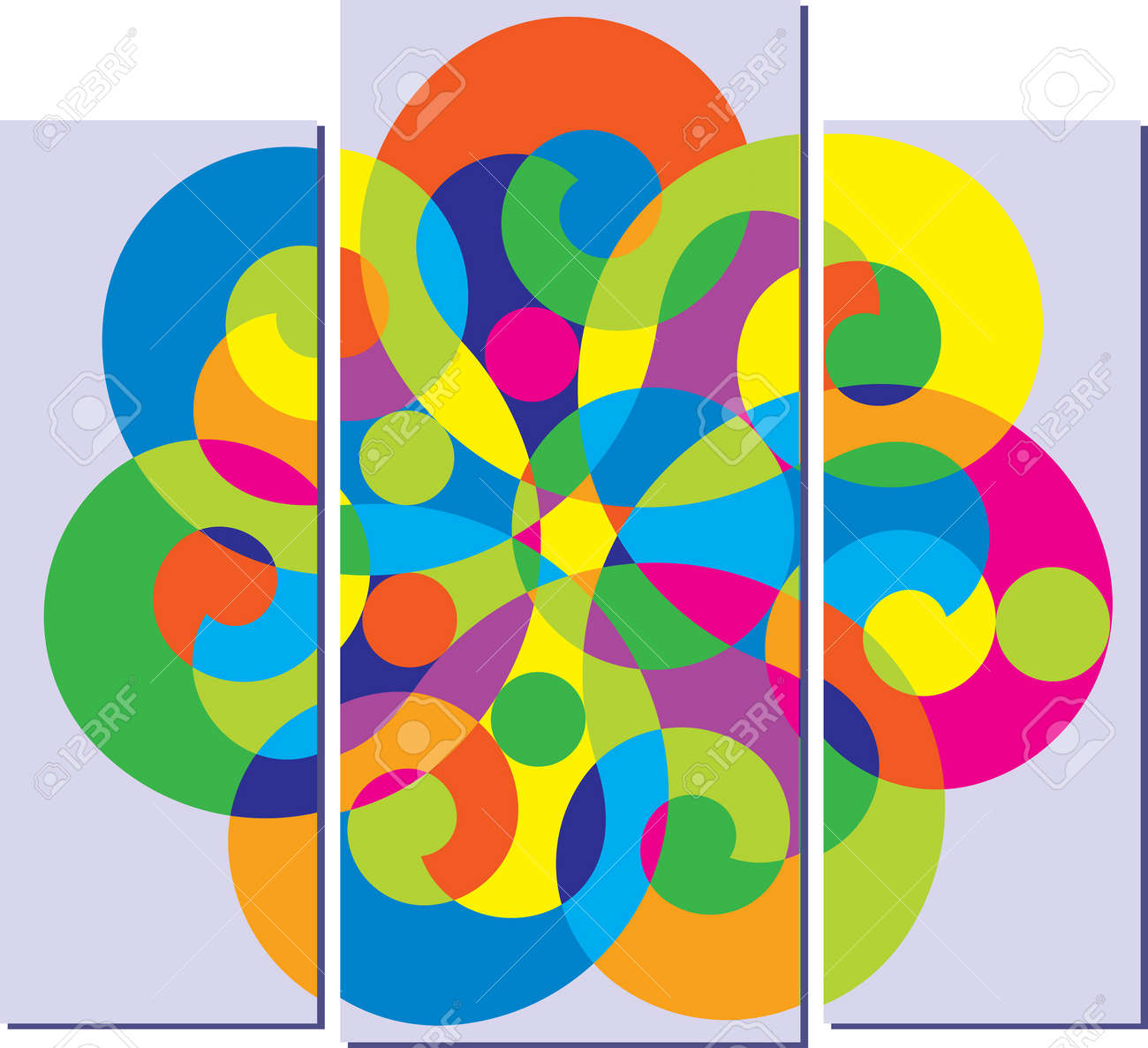 Pintura Abstracta Moderna Ilustracion De Arte De La Pared Del