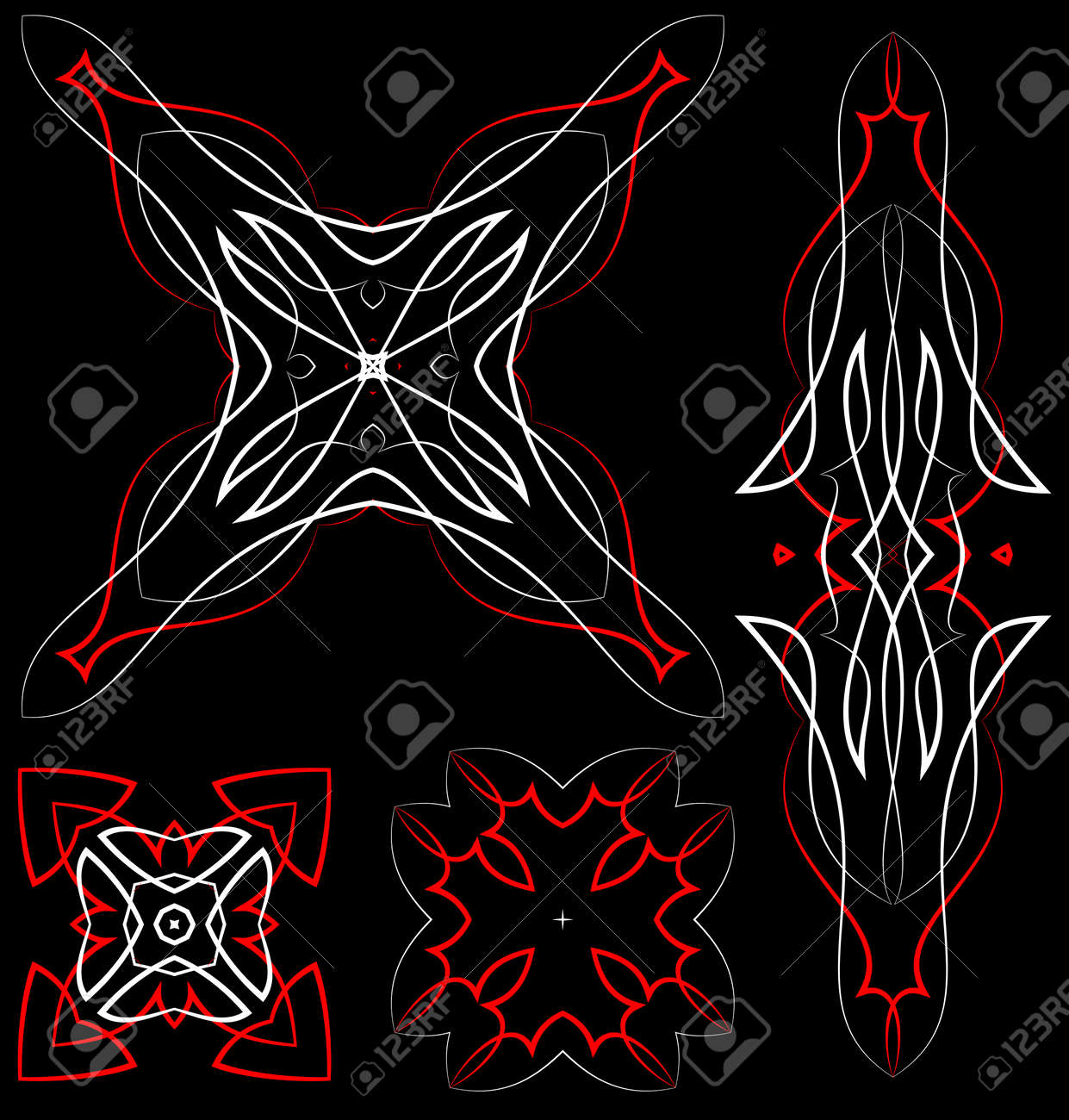 ピンストライプ デザイン ビニール準備ベクトル図のイラスト素材 ベクタ Image