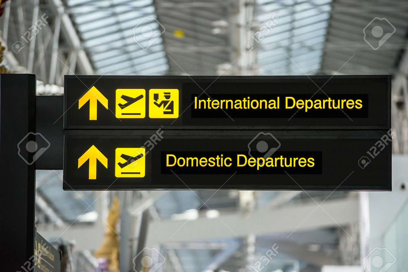 Airport Departure & Arrival information board sign - 36071006 Airport Departure & Arrival information board sign - 36071006