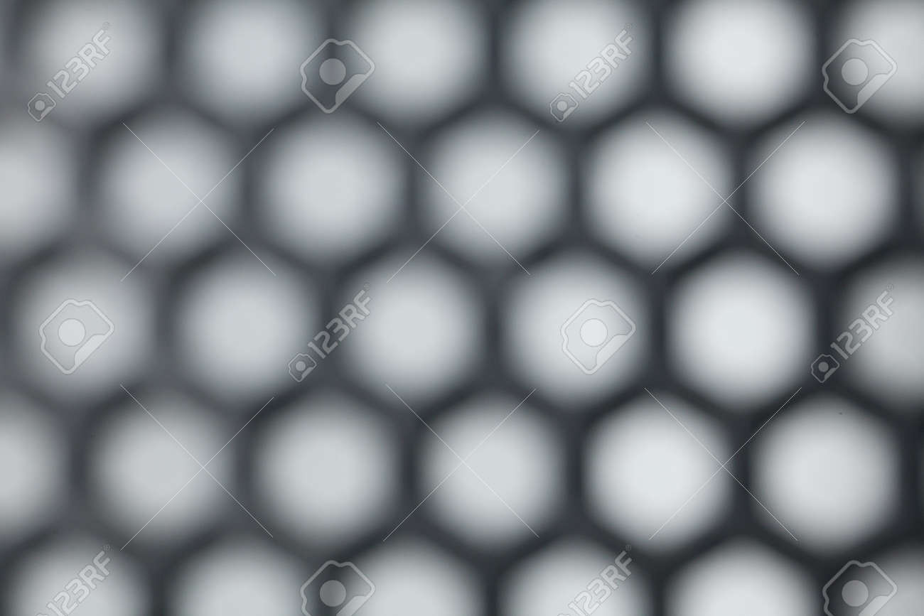 hexagon plastic close up to texture surface of hexagon plastic hexagon sheet