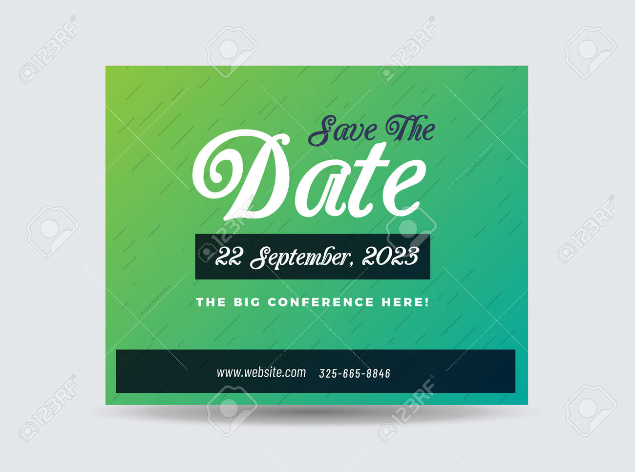 Corporate Business Postcard Design Save The Date Invitation Royalty Free Cliparts Vectors And Stock Illustration Image