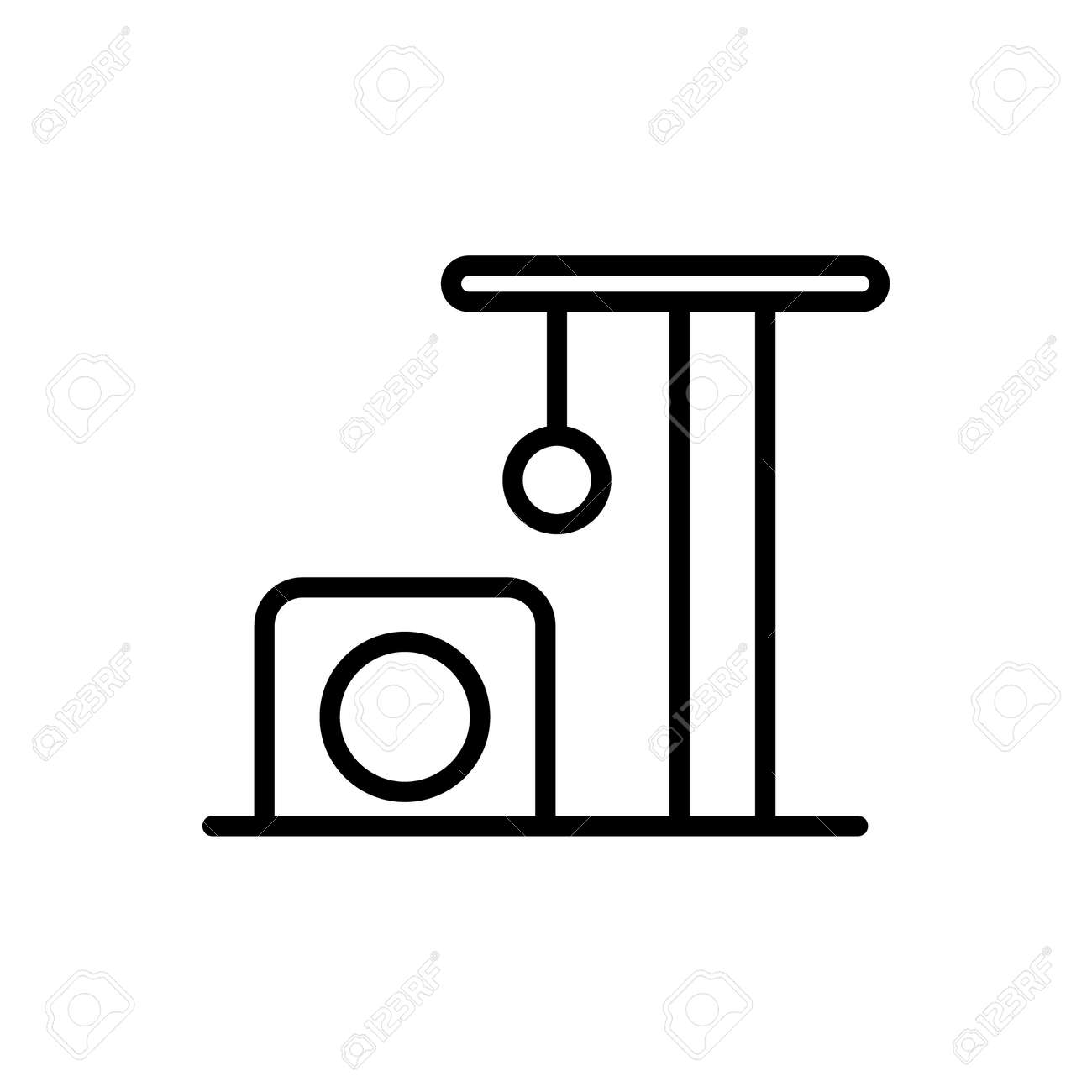 Cat House Icon Vector Illustration