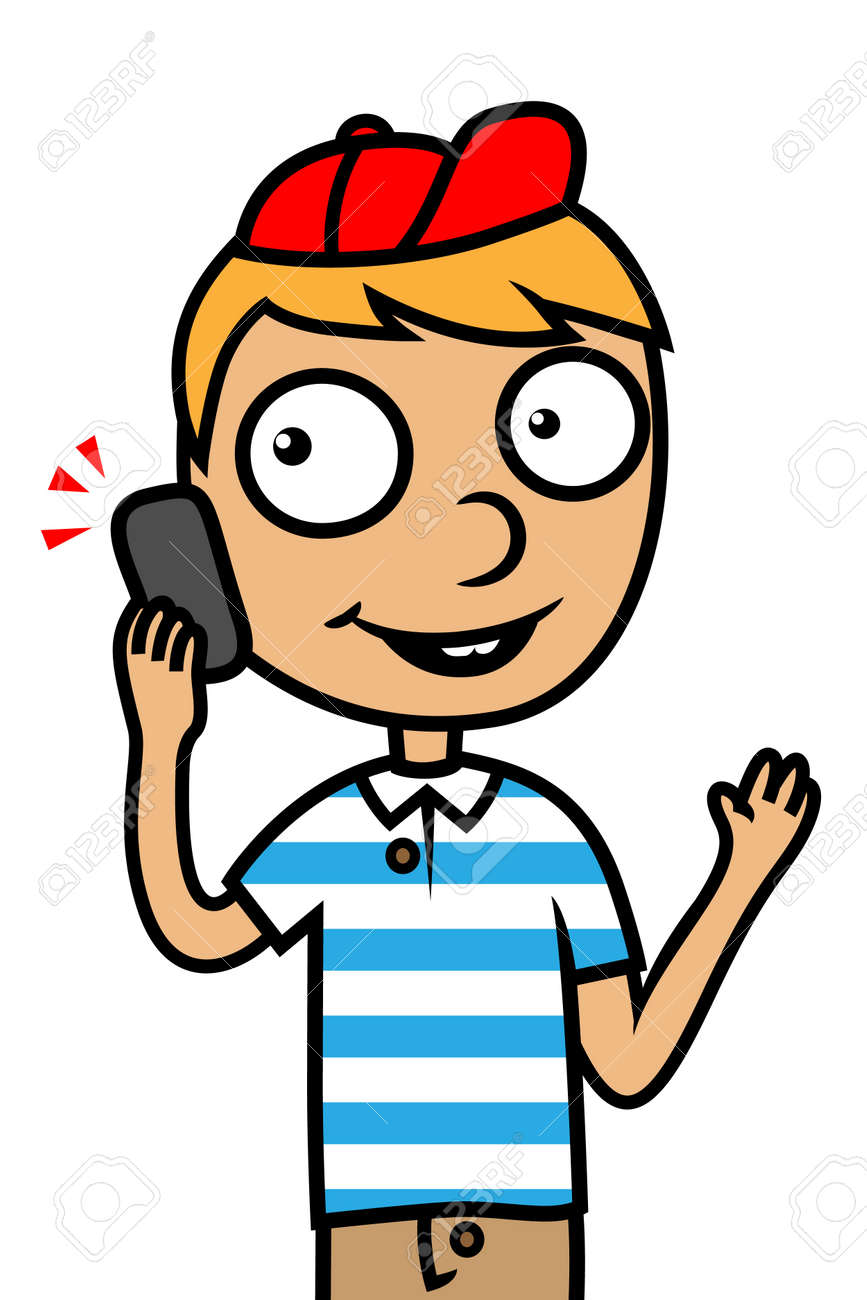 cartoon vector illustration of a child boy talking on phone stock vector 22528732 - Cartoon Picture Of A Child cartoon vector illustration of a child boy talking on phone stock vector 22528732 - Cartoon Picture Of A Child
