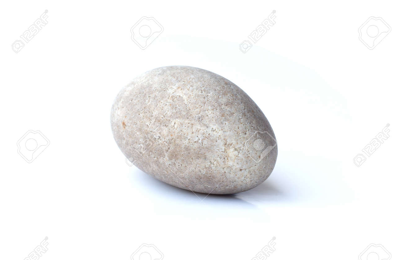 Pierre De Cailloux Tas De Pierres Isole Sur Fond Blanc Caillou De Mer Banque D Images Et Photos Libres De Droits Image