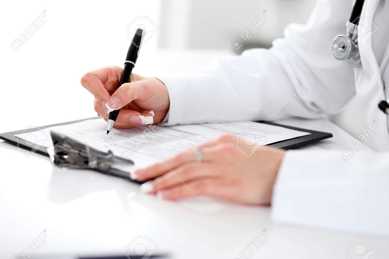 filling out application