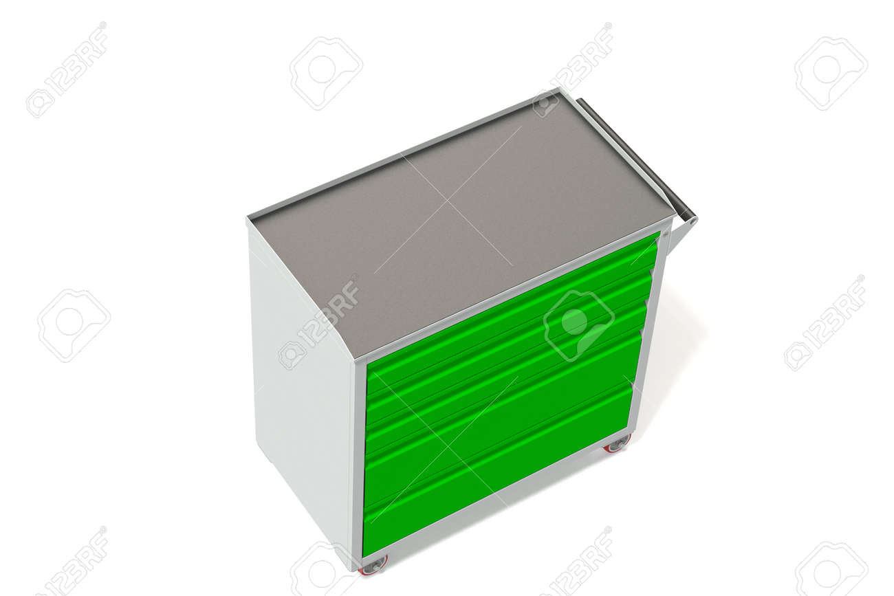 Metal Tool Cabinet Table On Wheels With Drawers A Convenient