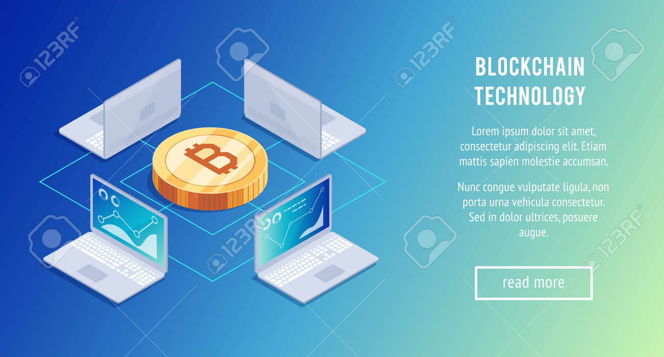 아이소메트릭 개념 비트코인 마이닝. 3d 골드 Bitcoin 및 노트북입니다. 암호화폐. 아이소메트릭 블록체인, Baner 디자인  템플릿입니다. 벡터 일러스트 레이 션. 로열티 무료 사진, 그림, 이미지 그리고 스톡포토그래피. Image 103427323
