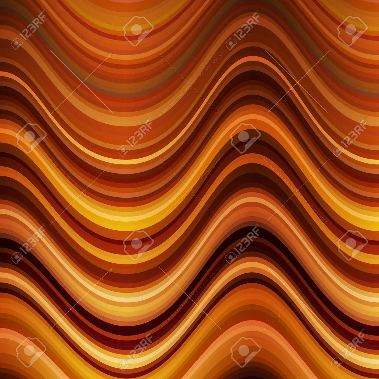 紅葉の抽象的な背景は 空間の歪み 波と線 のイラスト素材 ベクタ Image