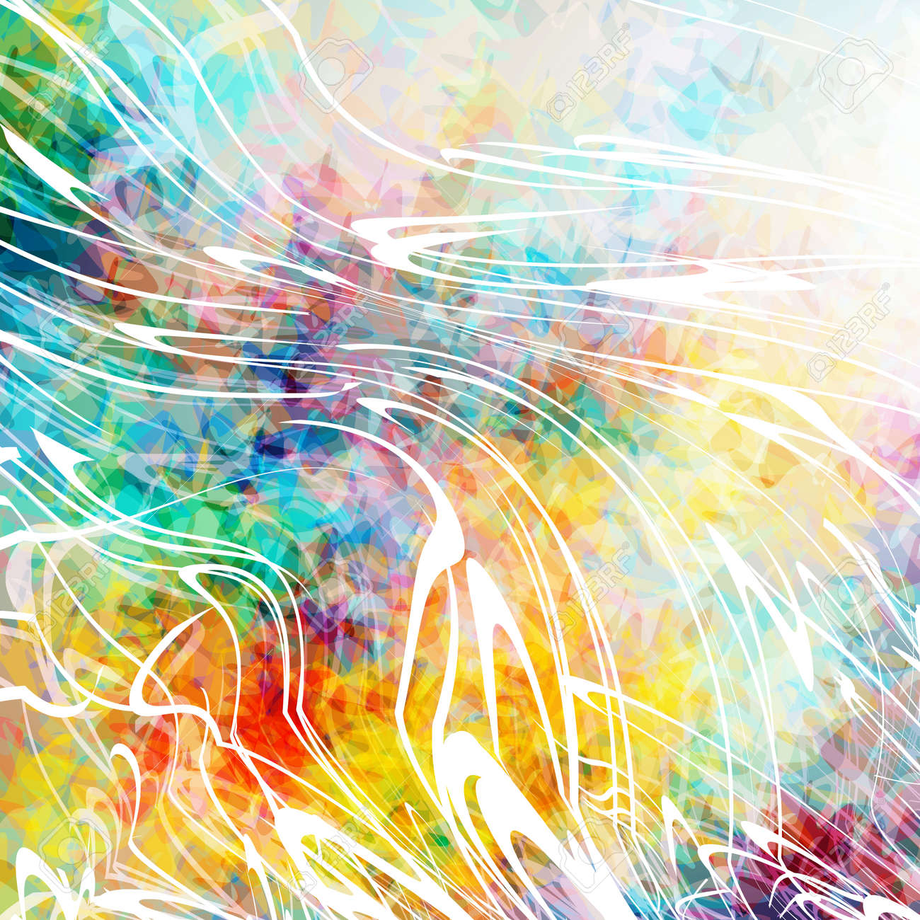 beautiful abstract background with sprays of white paint colorful beautiful abstract