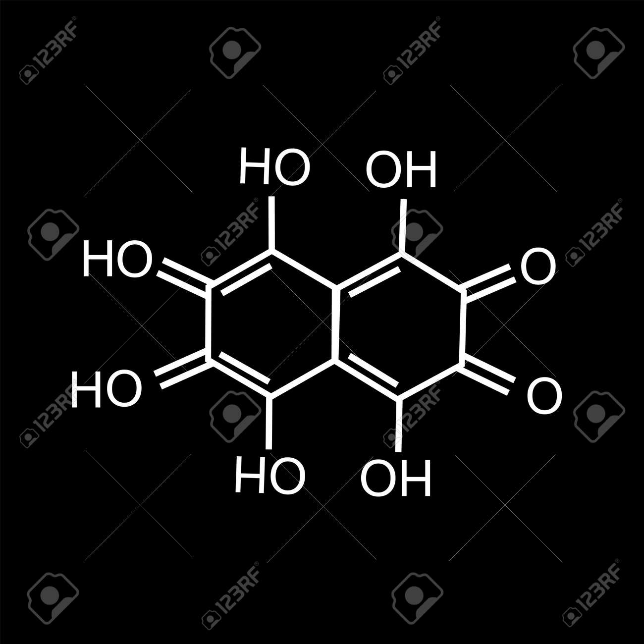 Chemical Formula Consisting Of Benzene Rings, Hexagon. Vector Illustration  Royalty Free SVG, Cliparts, Vectors, and Stock Illustration. Image  136314775., image size:1300x1300