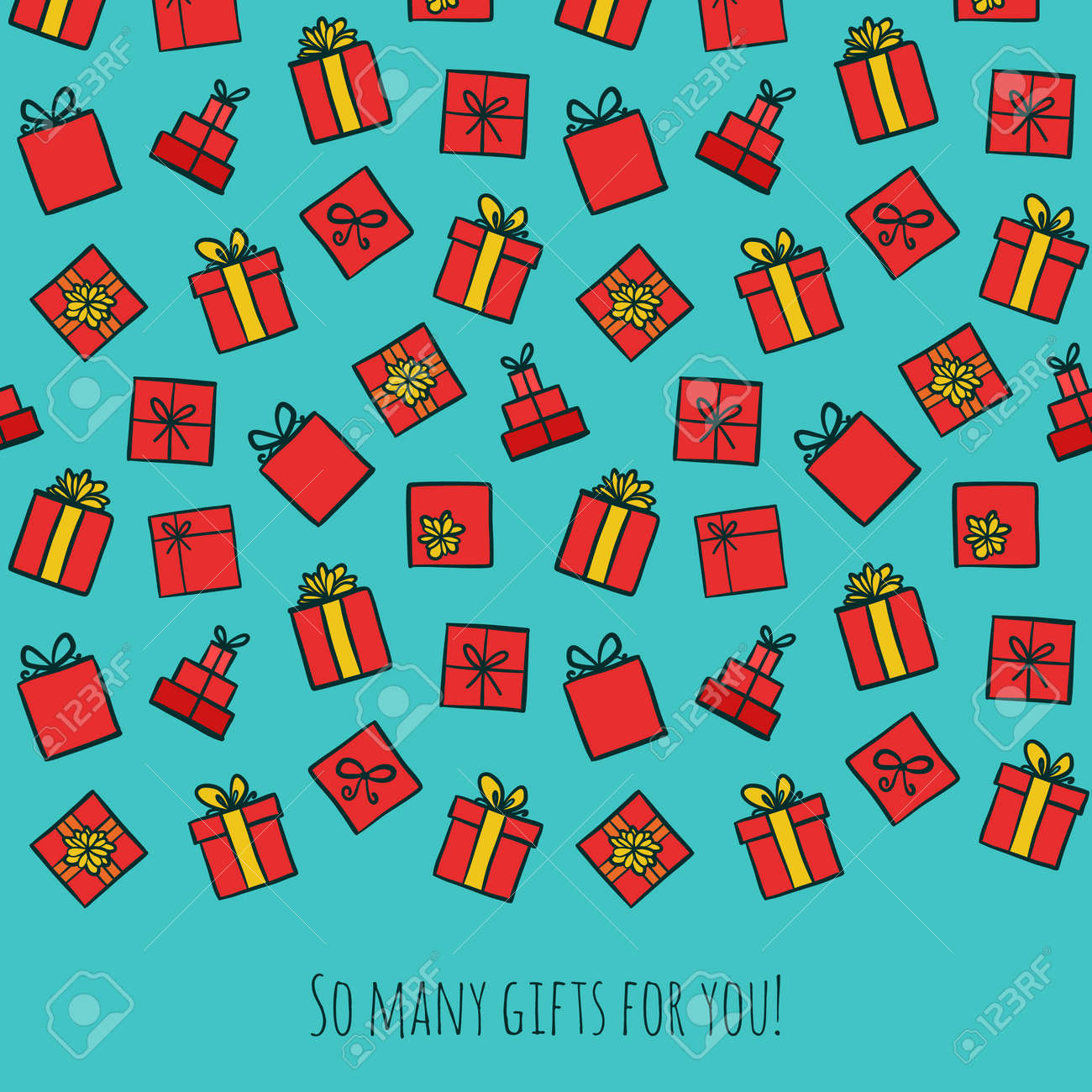 hand drawn colorful birthday card or invitation template special