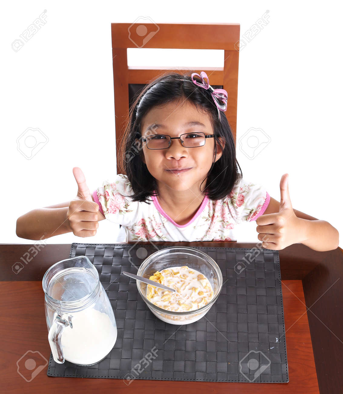 Crazy black bitch blowjob Asian mik and cereal