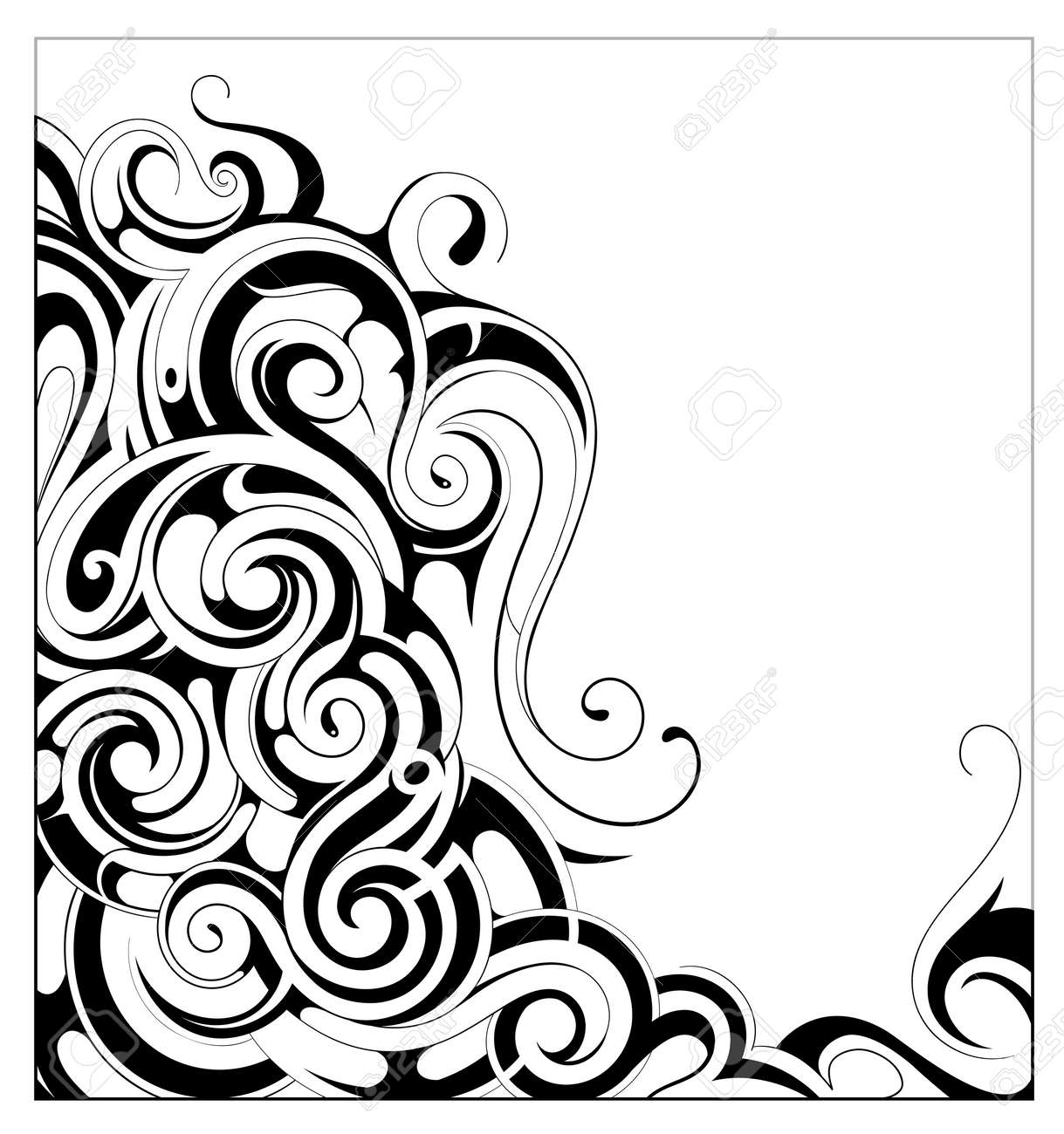 artistic frame design with