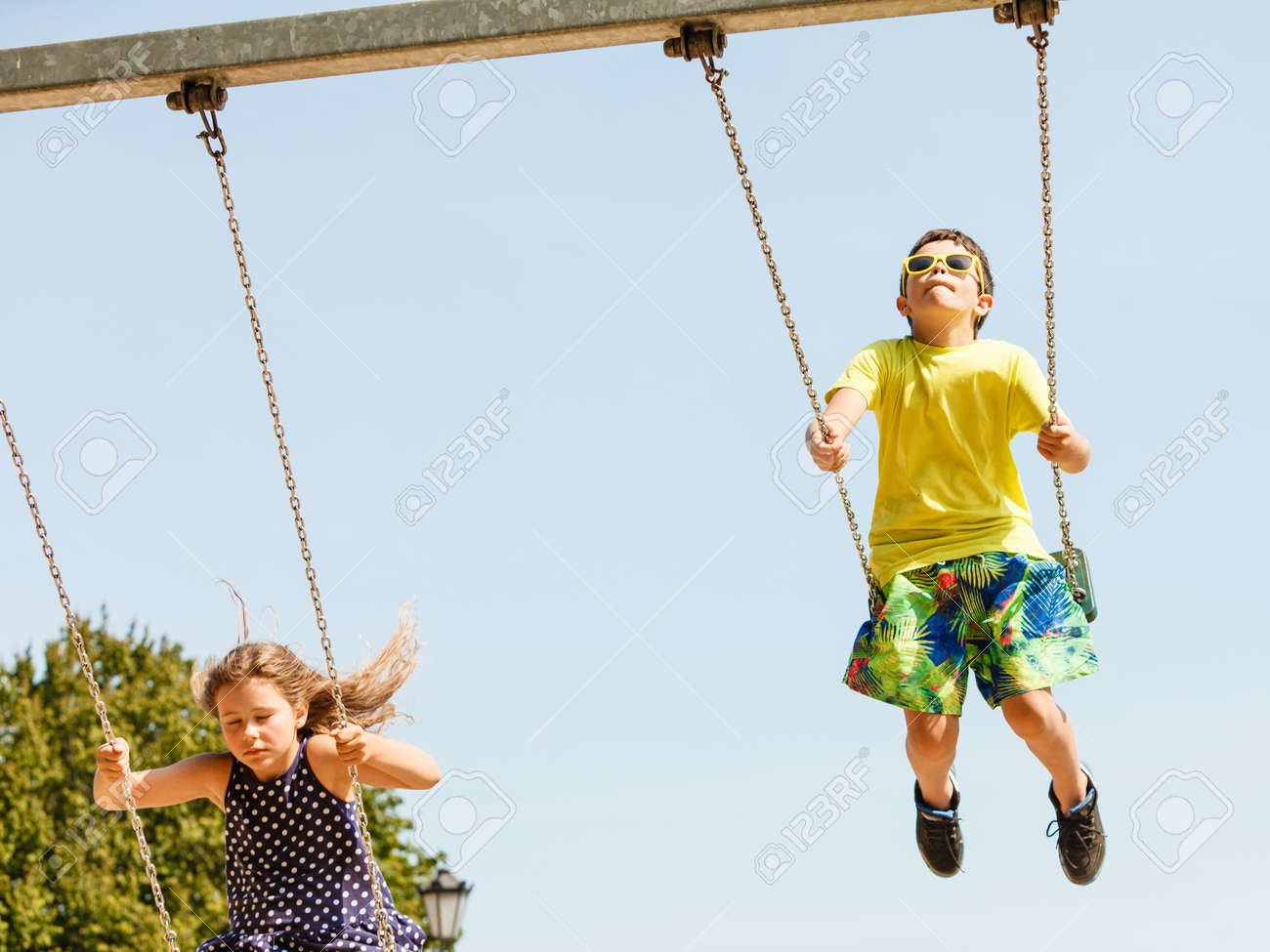 preschool swing set
