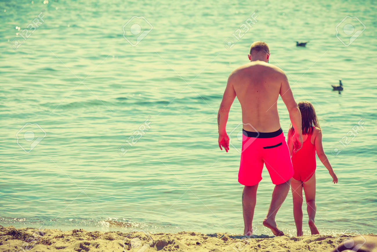 maillot de bain pere fille