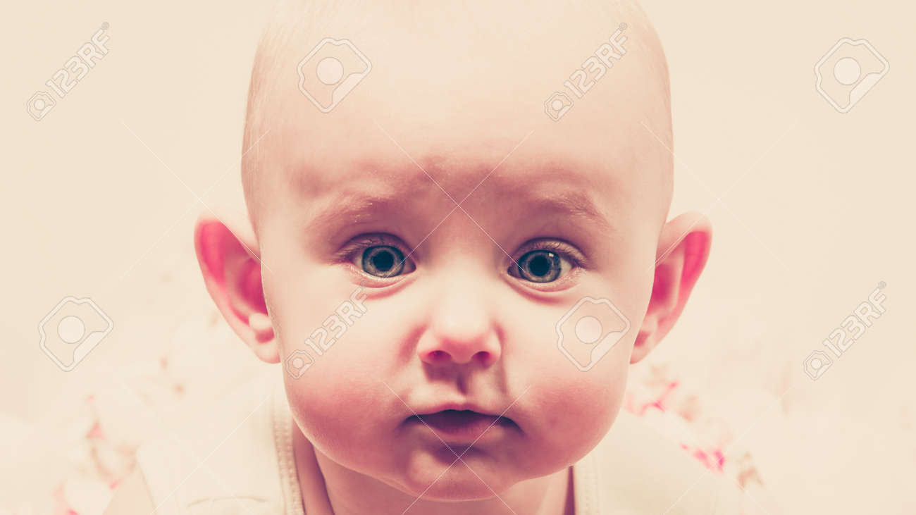 Lovely Little Child Girl Portrait Of Cute Beauty Sweet Baby Stock Photo Picture And Royalty Free Image Image