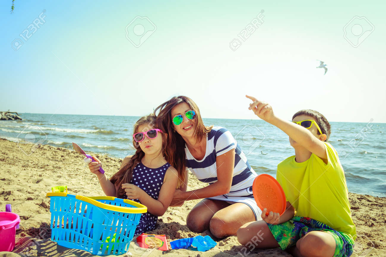 дети beach 