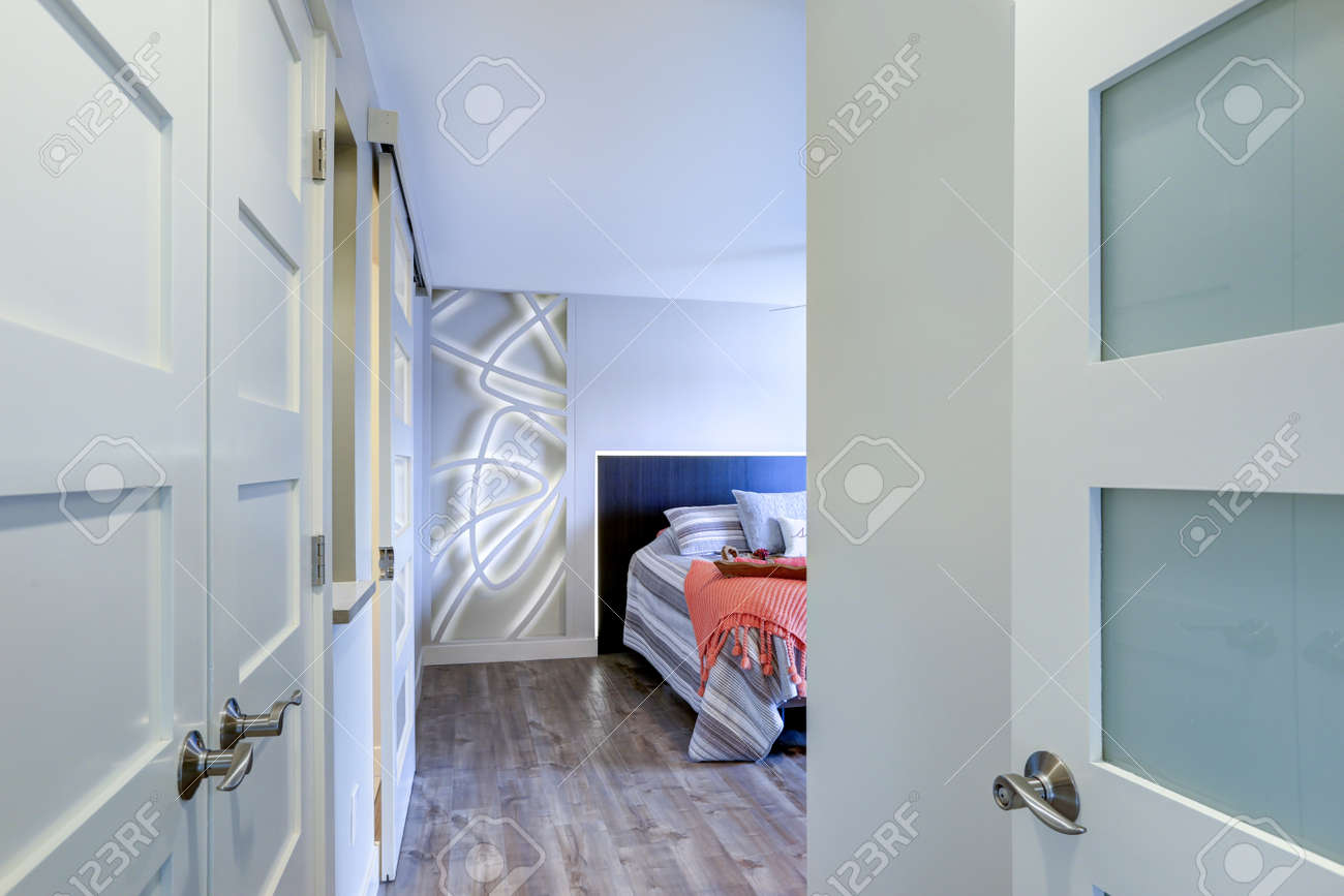Contemporary Condo Home Bedroom Interior Features A Nice Bed