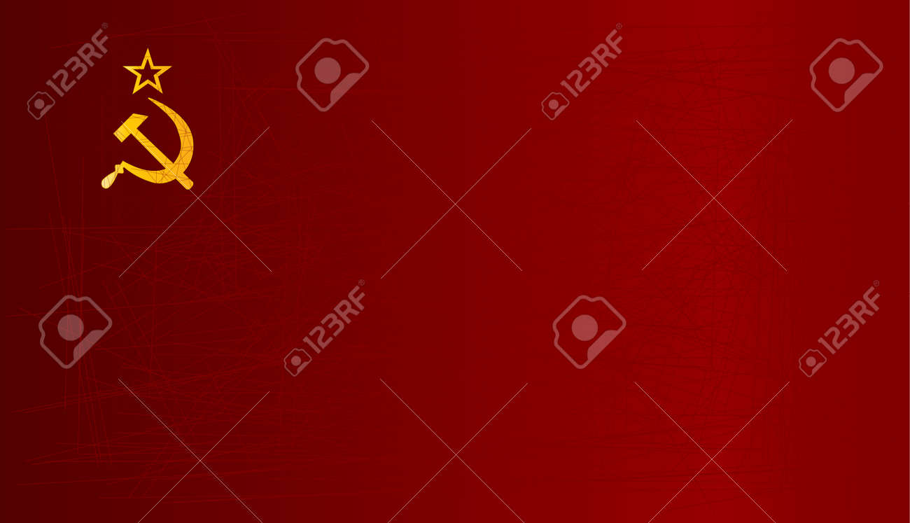 赤と黒と色あせたハンマーと鎌のグランジ背景とソ連国旗を設定のイラスト素材 ベクタ Image 赤と黒と色あせたハンマーと鎌のグランジ背景とソ連国旗を設定のイラスト素材 ベクタ Image
