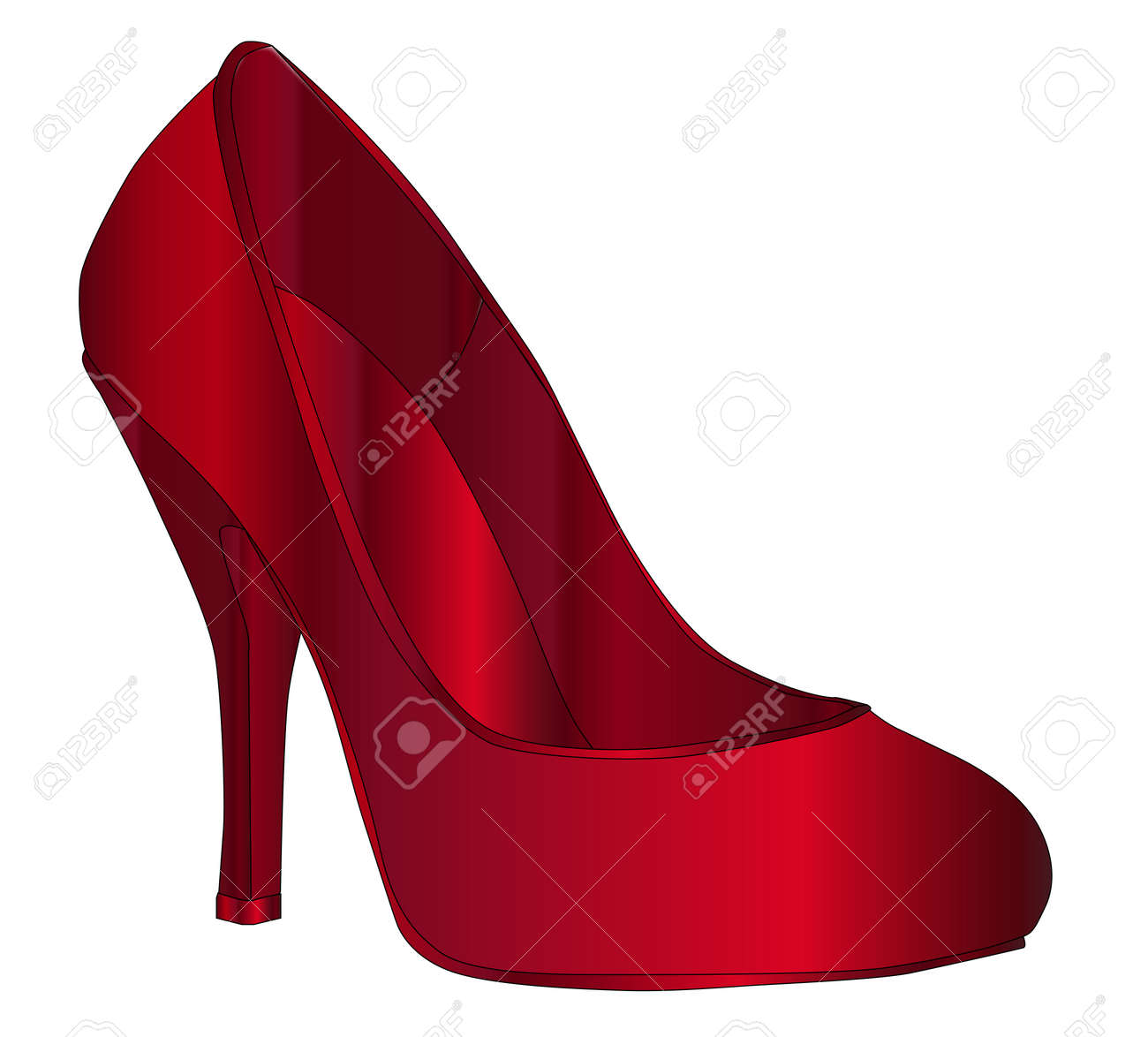 ruby stilettos