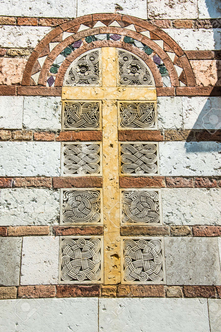 Antigua Religion Maya Decoracion En Una Pared De Un Templo Fotos