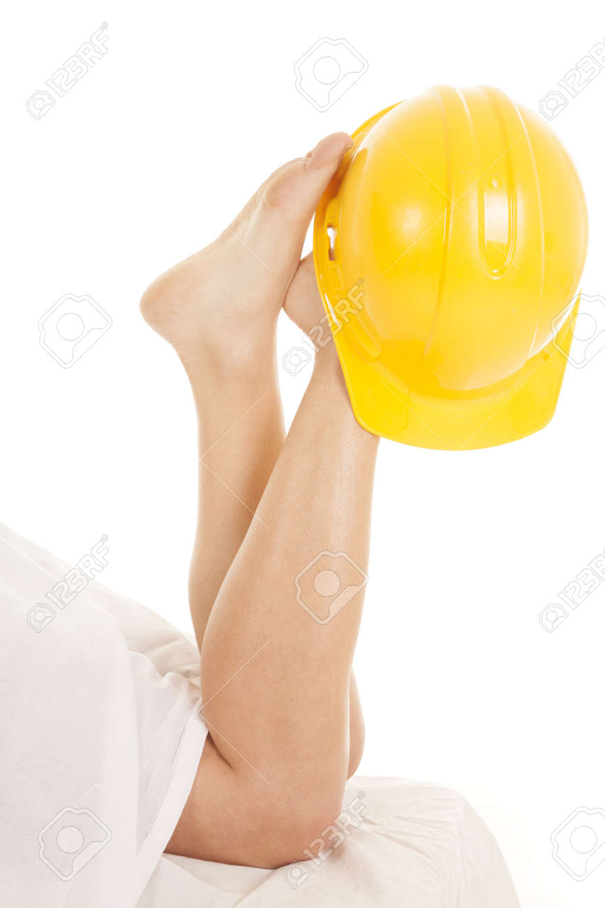 hardhat and legs