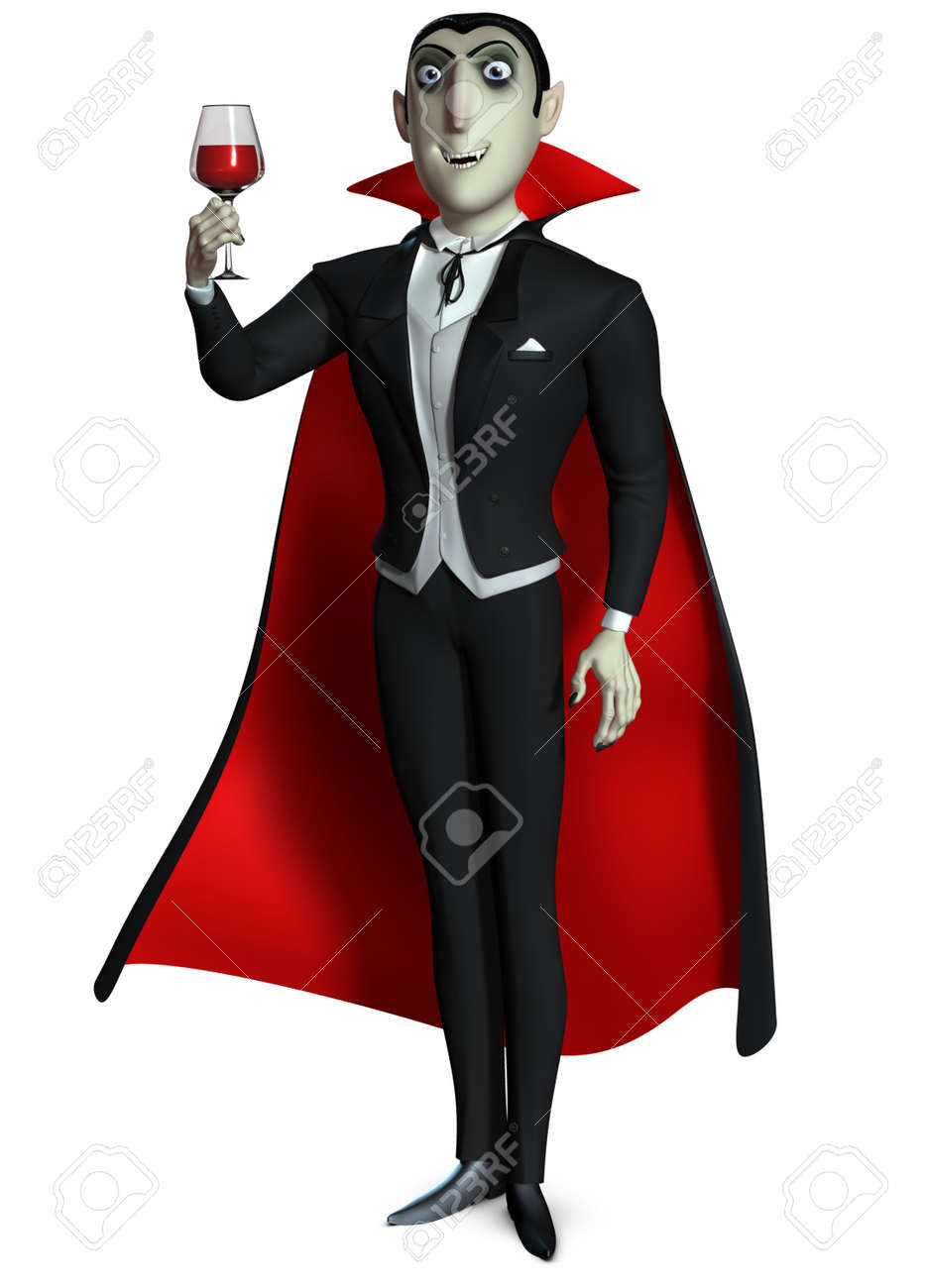 count dracula stock photo