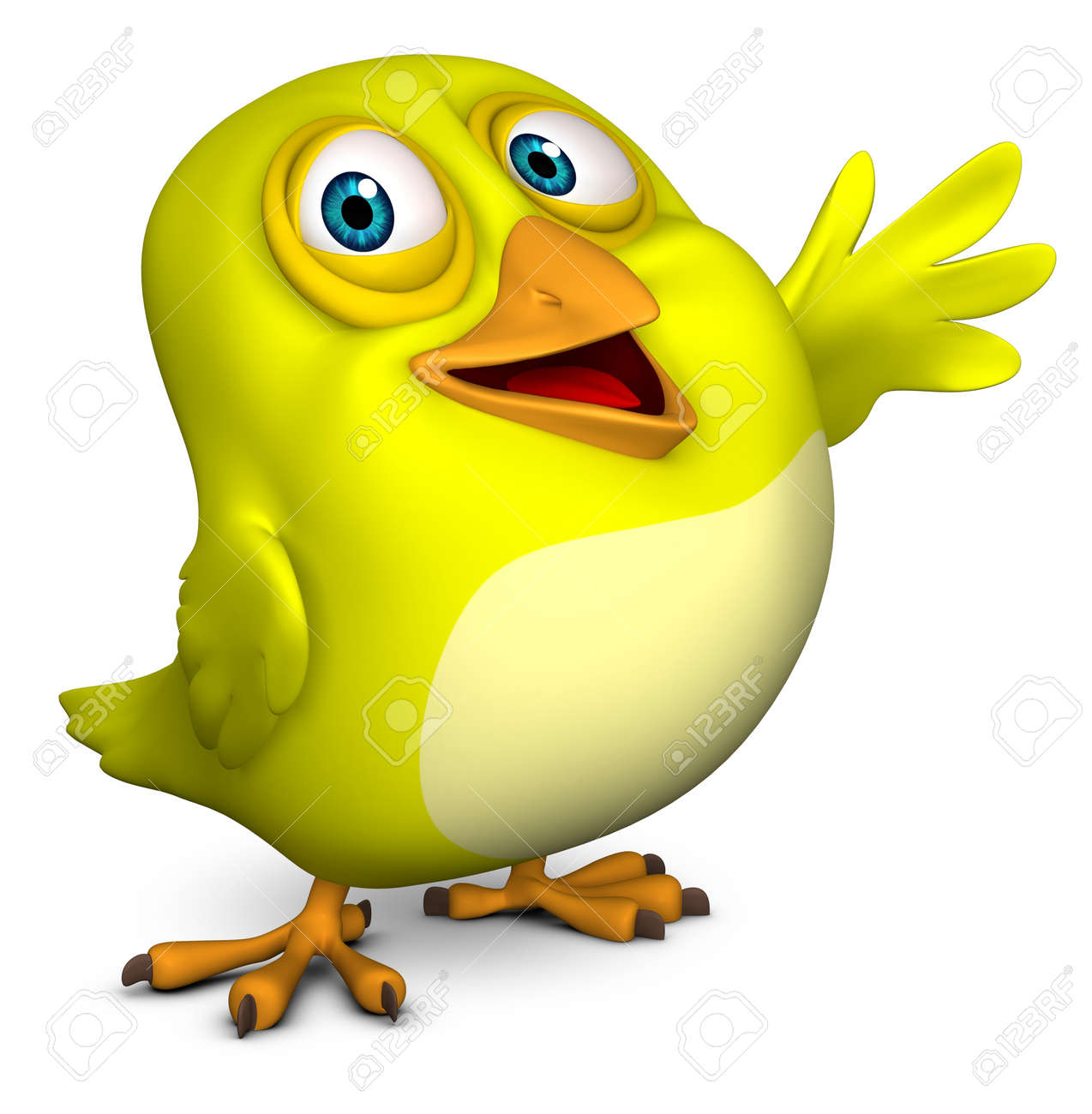 3d bird