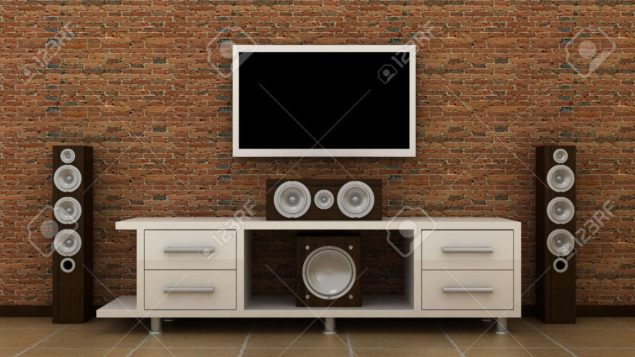 led tv with home theater system