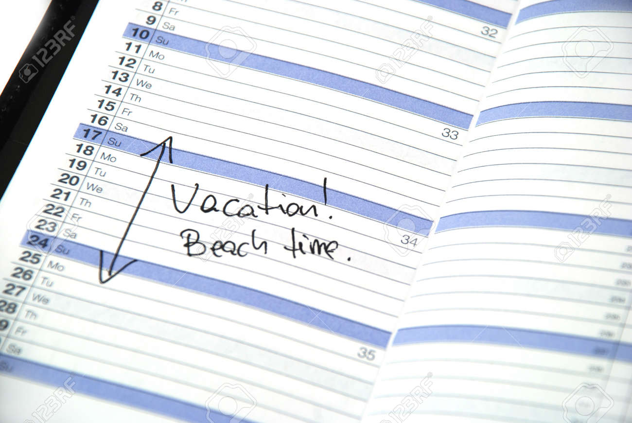 daily planner with time