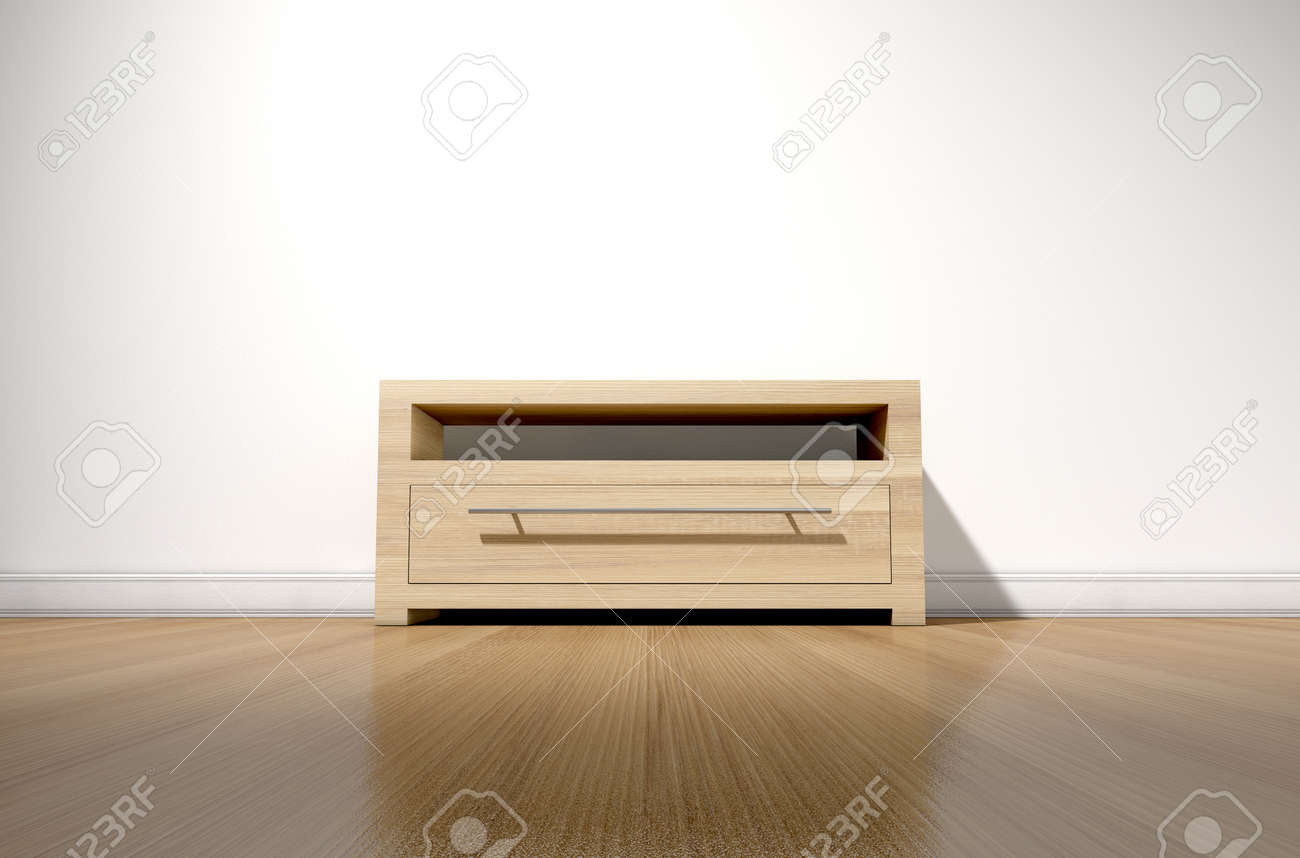 Un Cuarto Vacio En Una Casa Con Paredes Blancas Y Un Suelo De