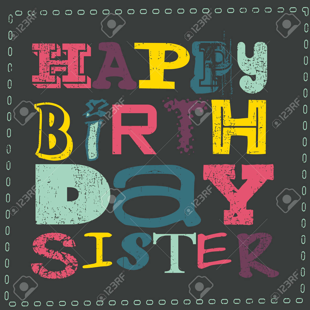 Retro Happy Birthday Card Happy Birthday Sister Vector Illustration Royalty Free Cliparts Vectors And Stock Illustration Image Retro Happy Birthday Card Happy Birthday Sister Vector Illustration Royalty Free Cliparts Vectors And Stock Illustration Image