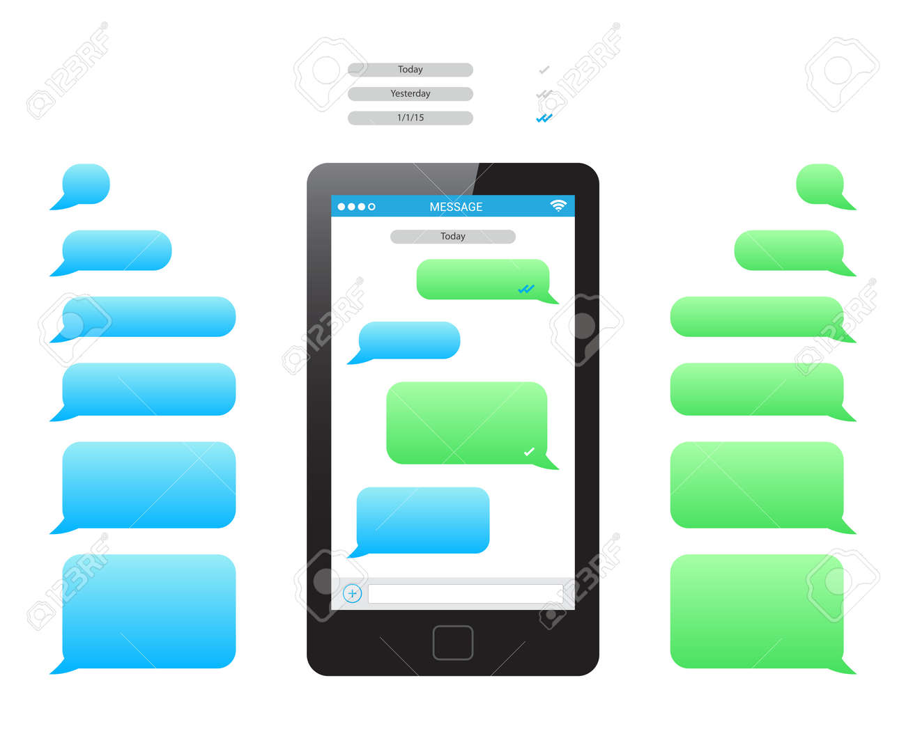 phone message template royalty free cliparts vectors and stock telephone message template