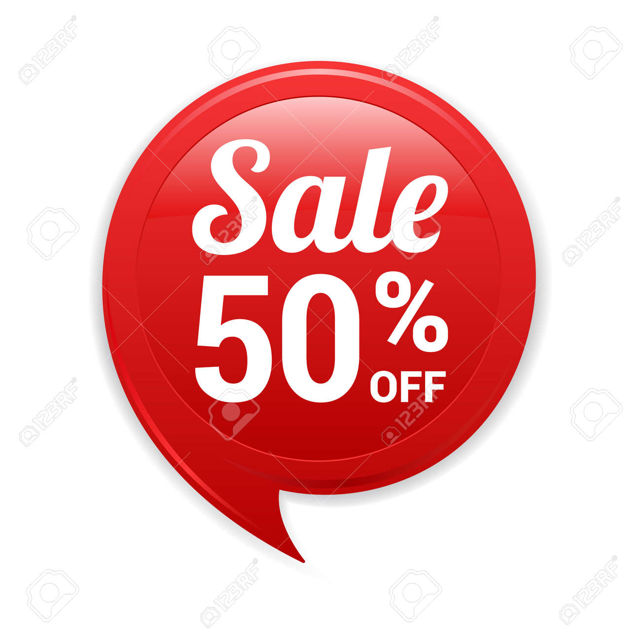 Sale 50 Off Red Label Royalty Free SVG, Cliparts, Vectors, and