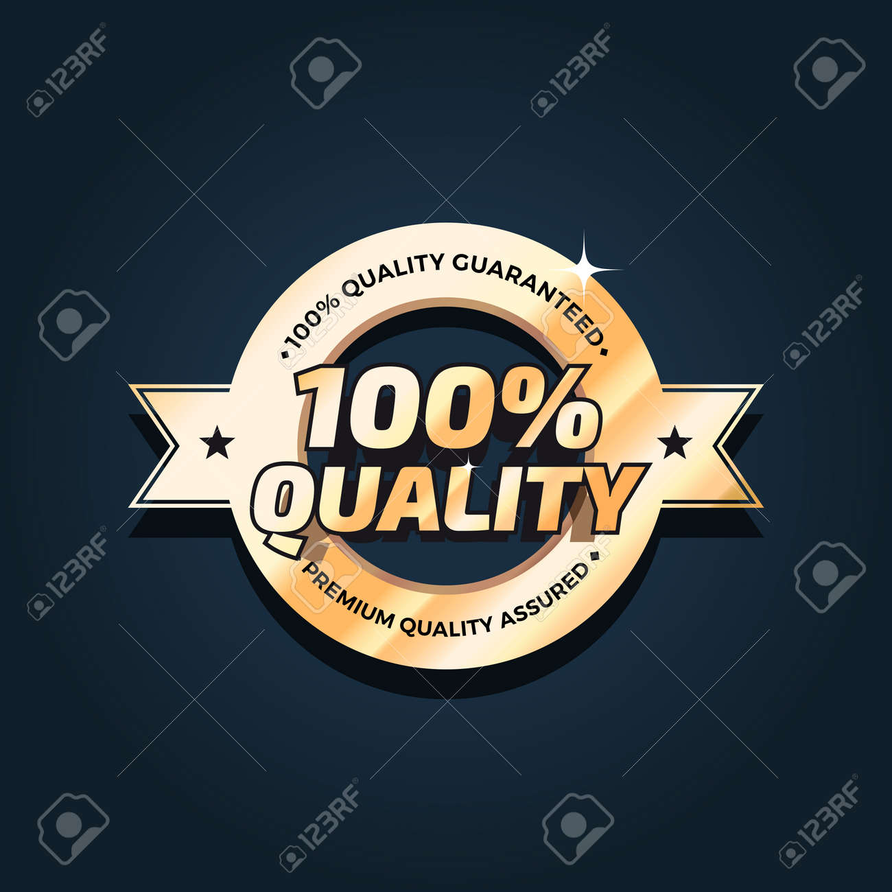 100 Quality Badge Royalty Free Cliparts Vectors And Stock