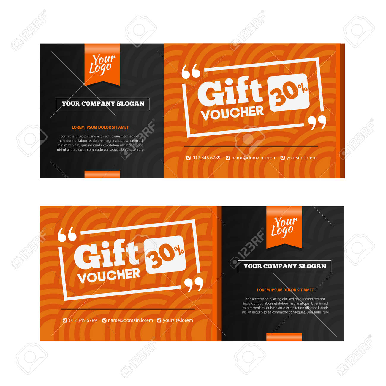 two coupon voucher design gift voucher template with amount free voucher design