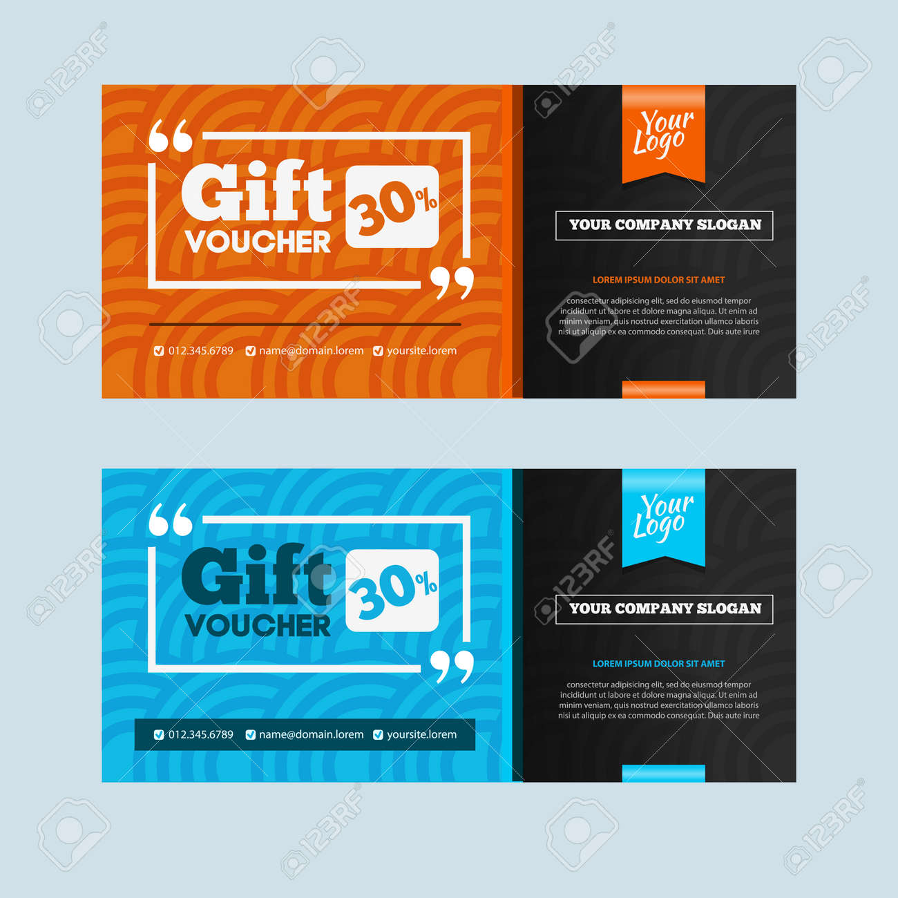 two coupon voucher design gift voucher template with amount free voucher design