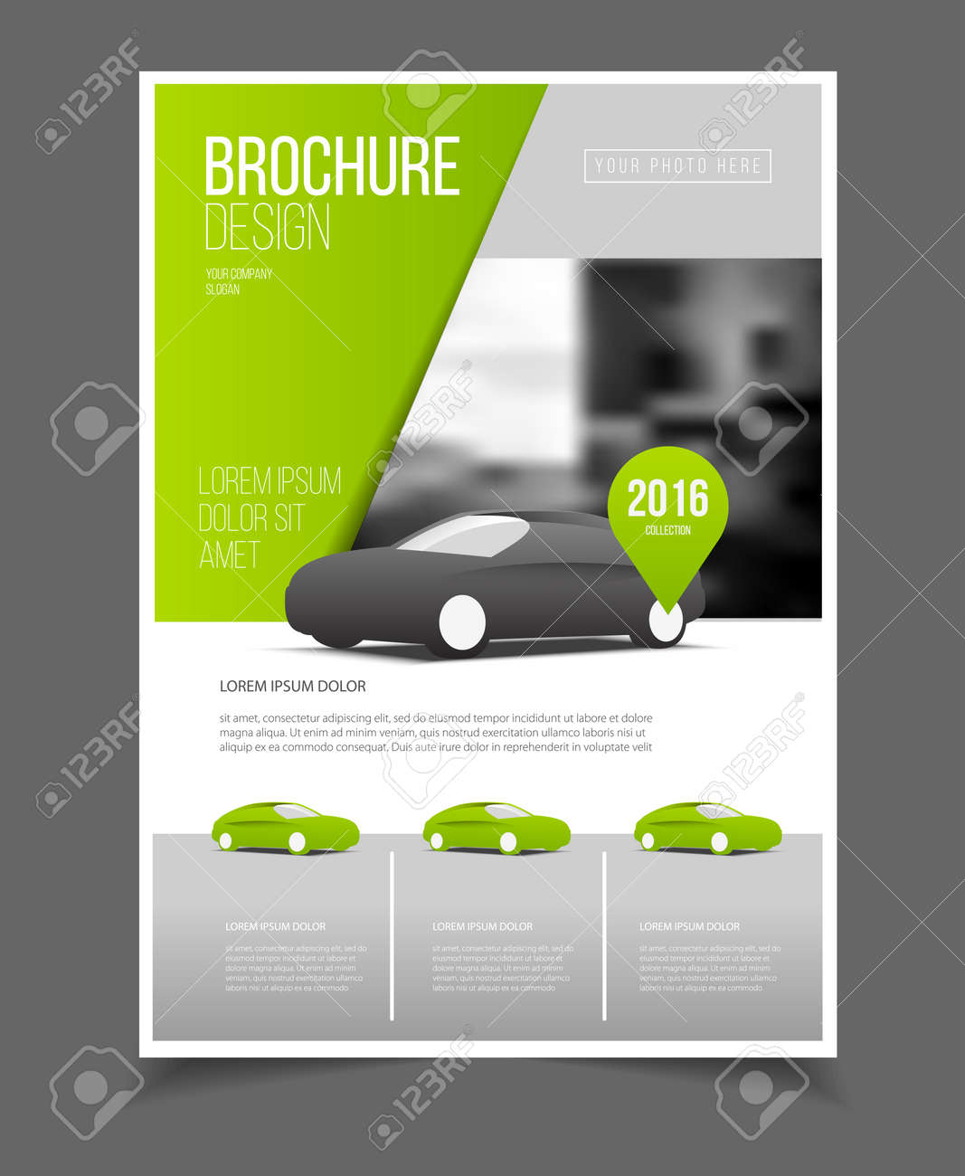 car brochure template
