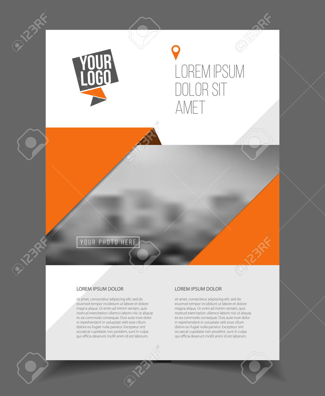 annual report leaflet brochure flyer template a4 size design layout design templates