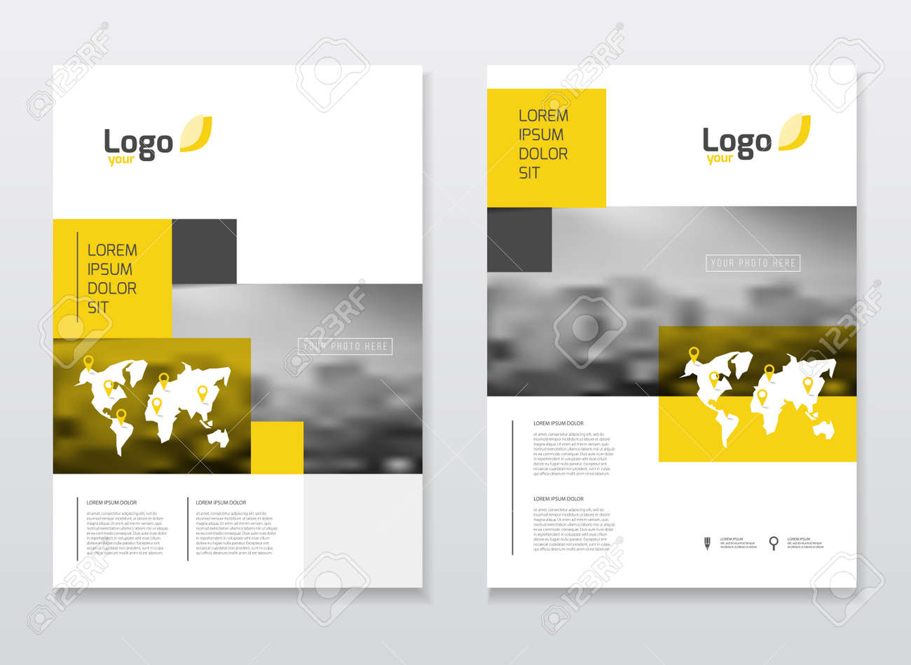 catalogue cover design annual report vector illustration template catalogue cover template