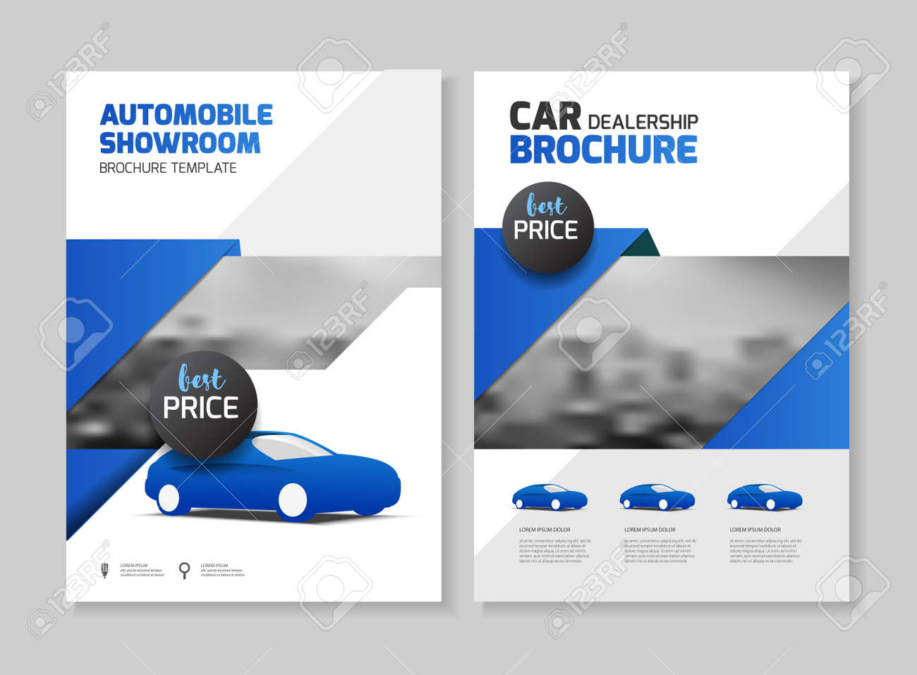 car dealership brochure automobile showroom leaflet flyer template car dealer flyer template