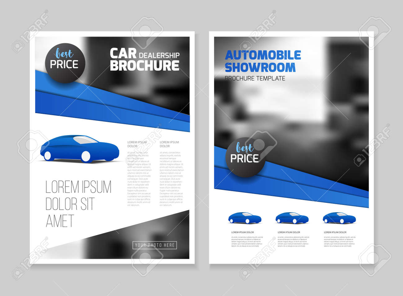 car dealership brochure automobile showroom leaflet flyer template car dealer flyer template