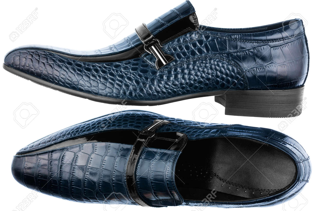 zapatos azules hombre