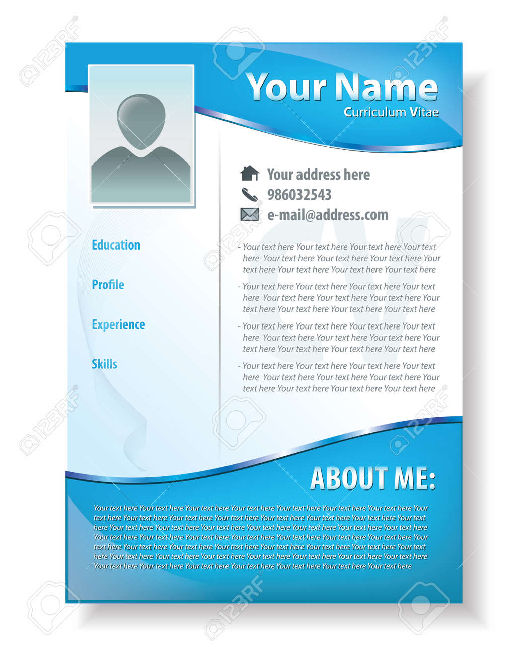 attractive resume template