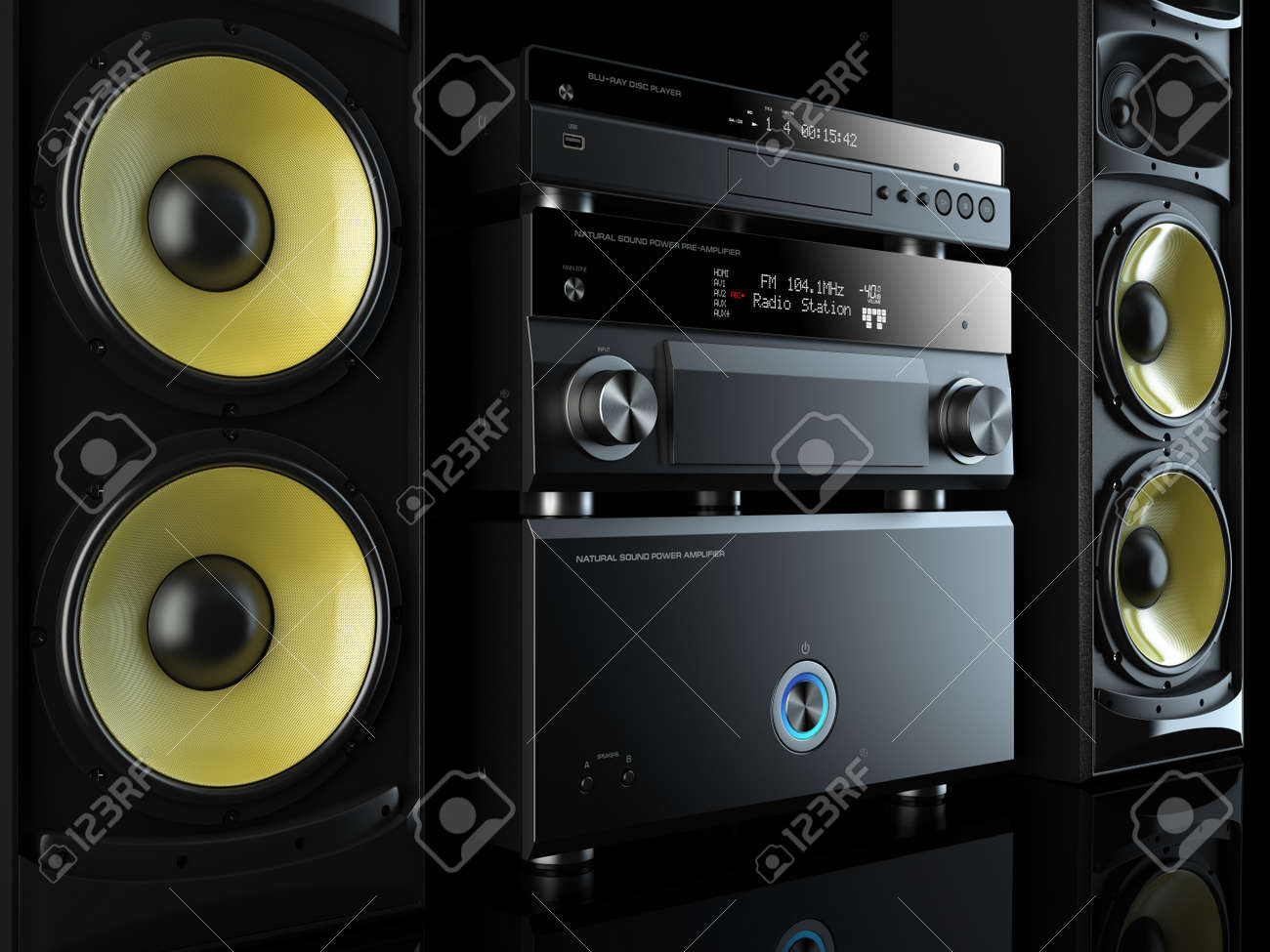 hi fi home stereo system