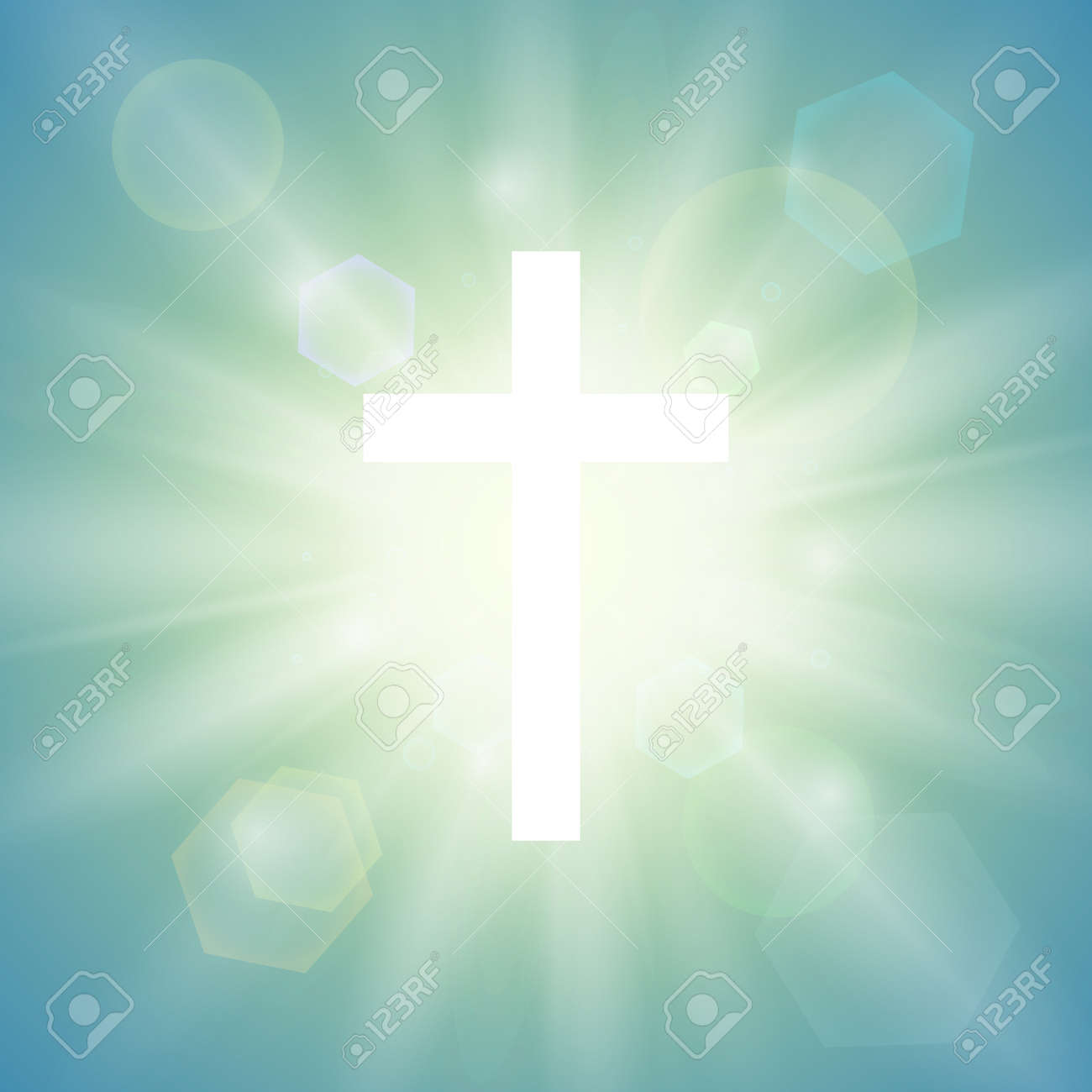 religious background with white