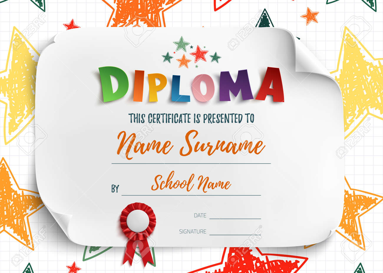 preschool diploma template free